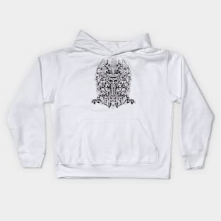 Barong X Rangda Illustration Kids Hoodie